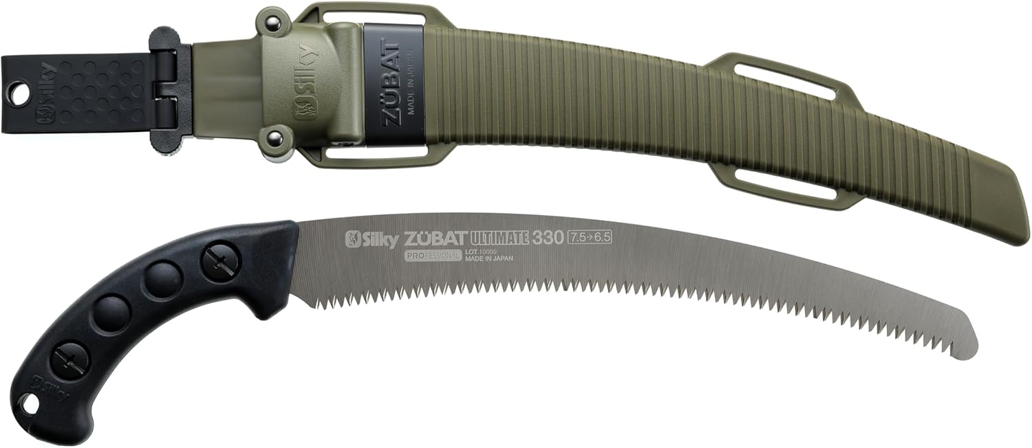 Silky ZUBAT Ultimate Professional – Sierra de mano curvada (12.992 in, dientes progresivos) (746-33)