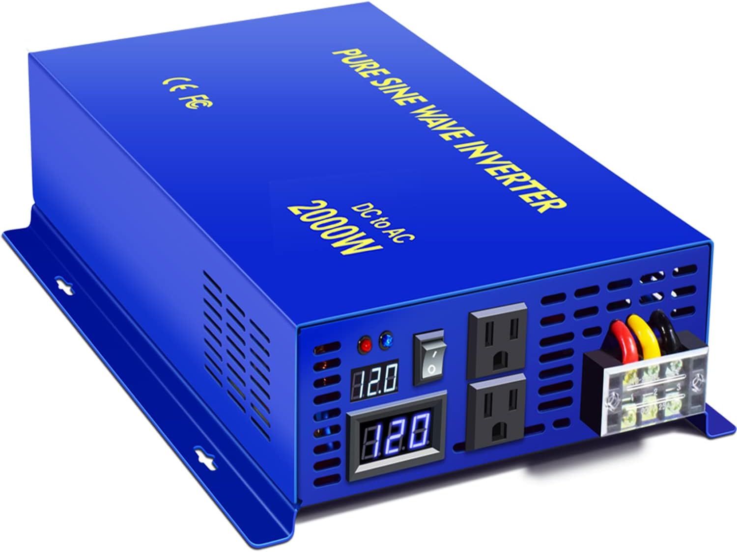 XYZ INVT – Inversor de potencia de onda sinusoidal pura, CC a CA, 1000W, 1500W, 2000W, 2500W, 3000W