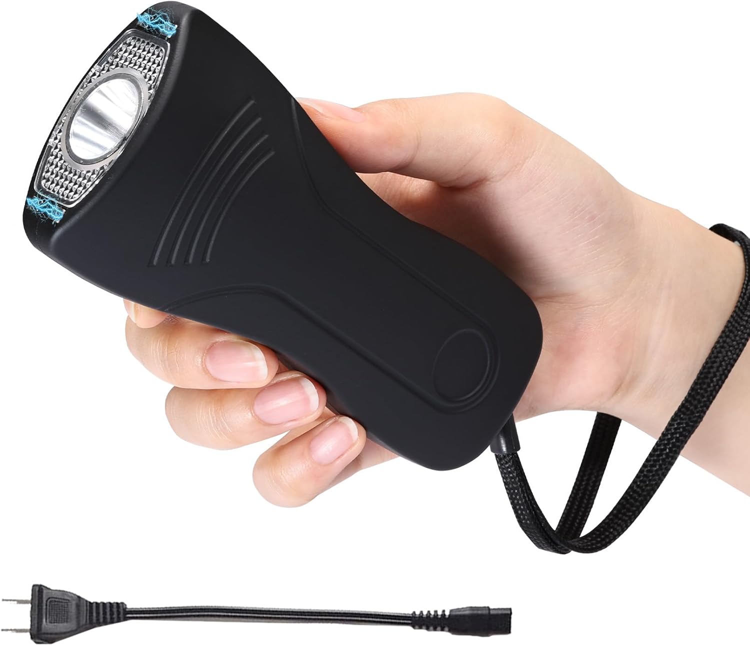 AIMHUNTER Pistola paralizante para protección de autodefensa, pistola aturdidora para protección de autodefensa, batería recargable con linterna