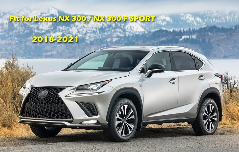 MOERTIFEI Guardabarros de coche con aletas de barro compatibles con Lexus NX 300  NX 300 F Sport 2018-2021 (sin modelos híbridos)