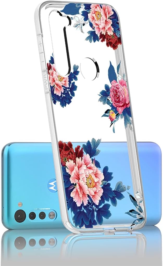 Tothedu Funda protectora para Moto G Stylus 2020, Motorola G Stylus para niñas, transparente, delgada, a prueba de golpes, suave, flexible, de