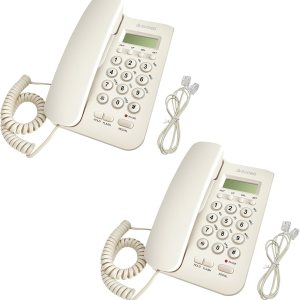 Teléfono con cable, teléfono de escritorio, teléfono fijo, teléfono de identificación de llamadas, recepción de oficina en casa con pantalla de Teléfono con cable, teléfono de escritorio, teléfono fijo, teléfono de identificación de llamadas, recepción de oficina en casa con pantalla de