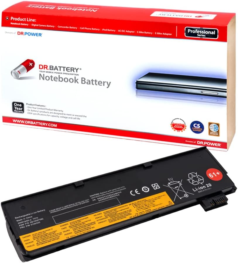 01AV452 01AV424 01AV490 Batería compatible con Lenovo ThinkPad T470 T480 T570 T580 P51S P52S A475 A485 TP25 SB10K97580 SB10K97579 SB10K9759 7