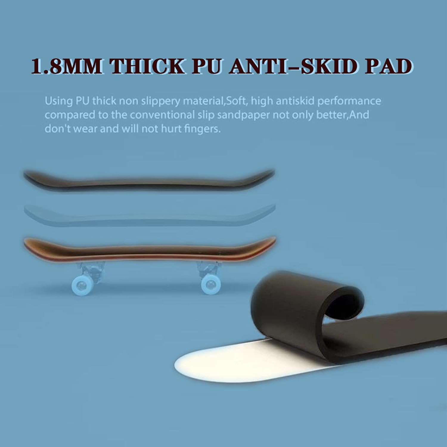 Patineta de madera de arce con caja, ruedas profesionales para diapasones con rodamientos, mini juguete para dedos para adultos y niños (amarillo)