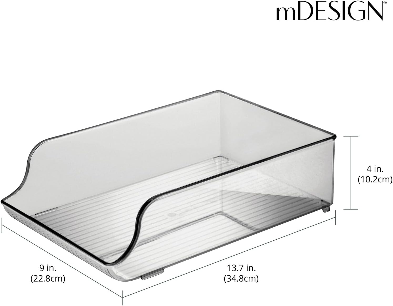mDesign Dispensador de latas para refrigerador, despensa