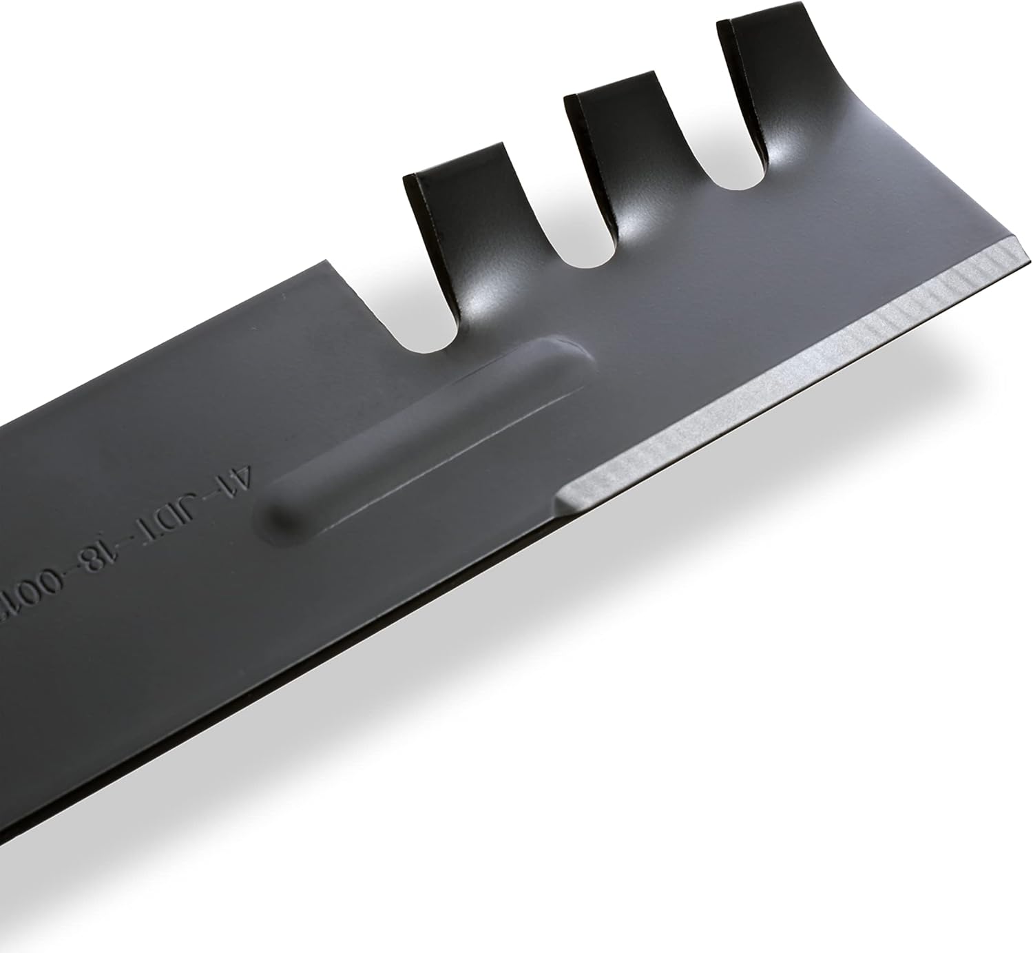 Terre Products, paquete de 3 cuchillas comerciales para cortacésped, cubierta de 48 pulgadas, compatible con John Deere LA130, LA140, LA145, LA155,