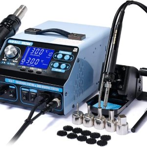 Estación digital de retrabajo de aire caliente Estación de soldadura LCD 4 en 1 Estación de reparación Pistola de aire caliente Estación de Estación digital de retrabajo de aire caliente Estación de soldadura LCD 4 en 1 Estación de reparación Pistola de aire caliente Estación de