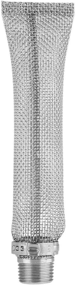 Fdit Filtro de malla de acero inoxidable de grado 304 de 12 pulgadas6 pulgadas, herramienta de filtro de cerveza Brew Hop para hervidor de agua o