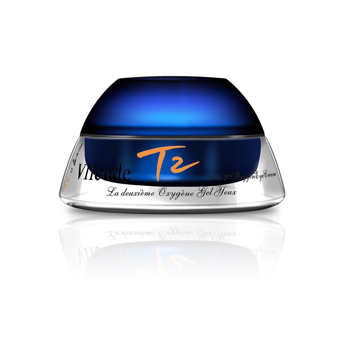 VIIcode T2 O2.5 Crema de Ojos Oxígeno para Ojeras y Arrugas – Reduce la hinchazón, patas de gallo, líneas finas y bolsas