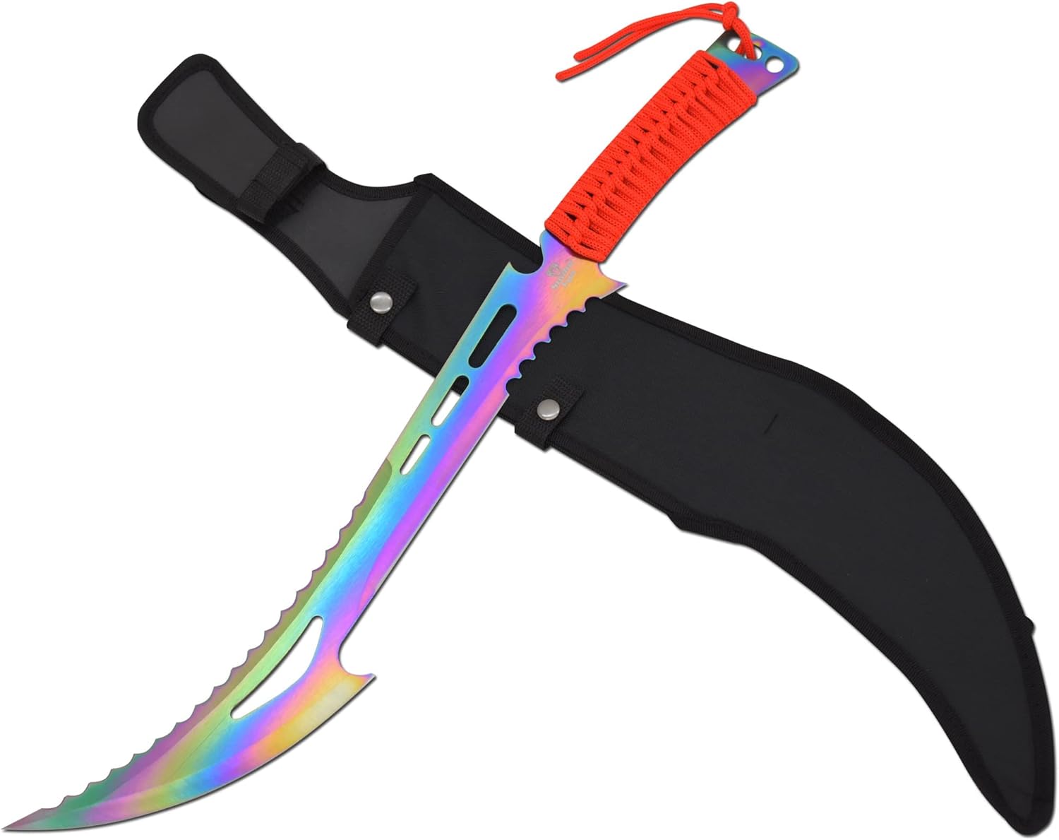 Snake Eye Tactical Fantasy Sword wNylon Sheath Machete Outdoors Camping