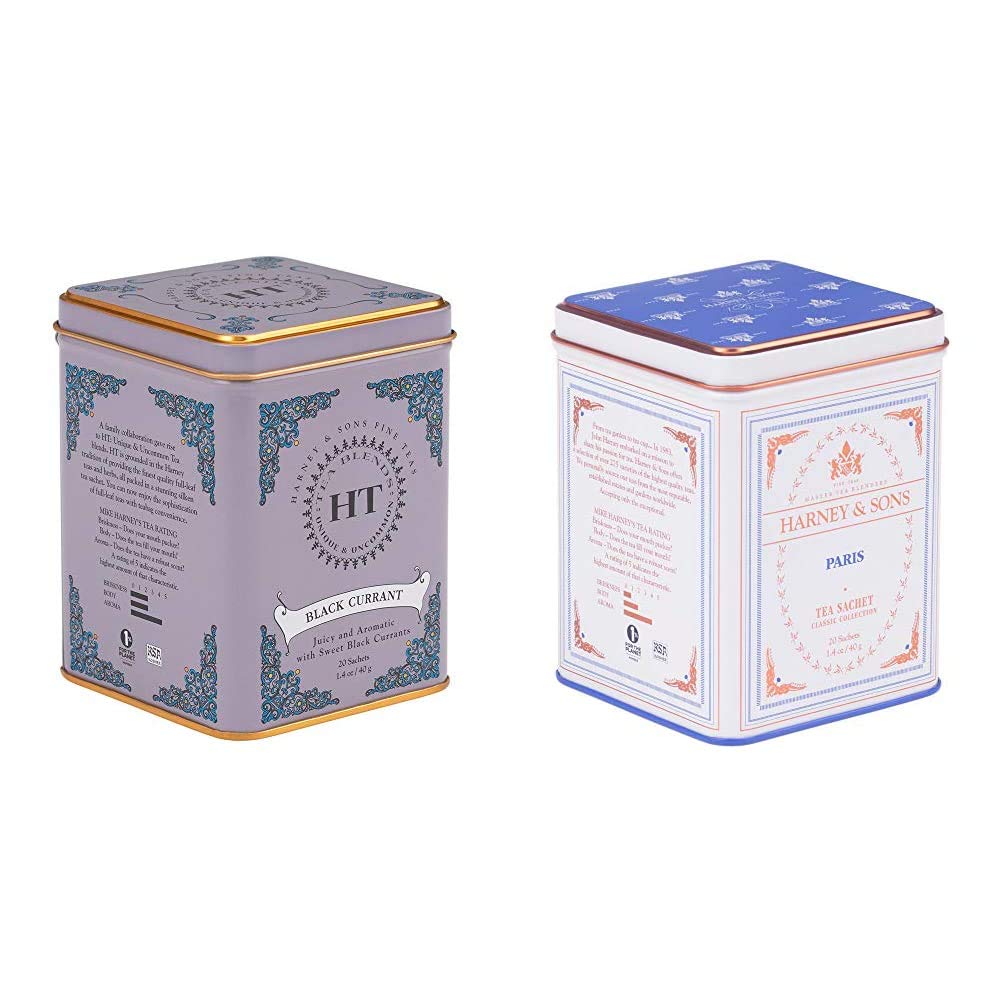 Harney & Sons Paquete de bolsitas de lata de té negro (20 unidades)