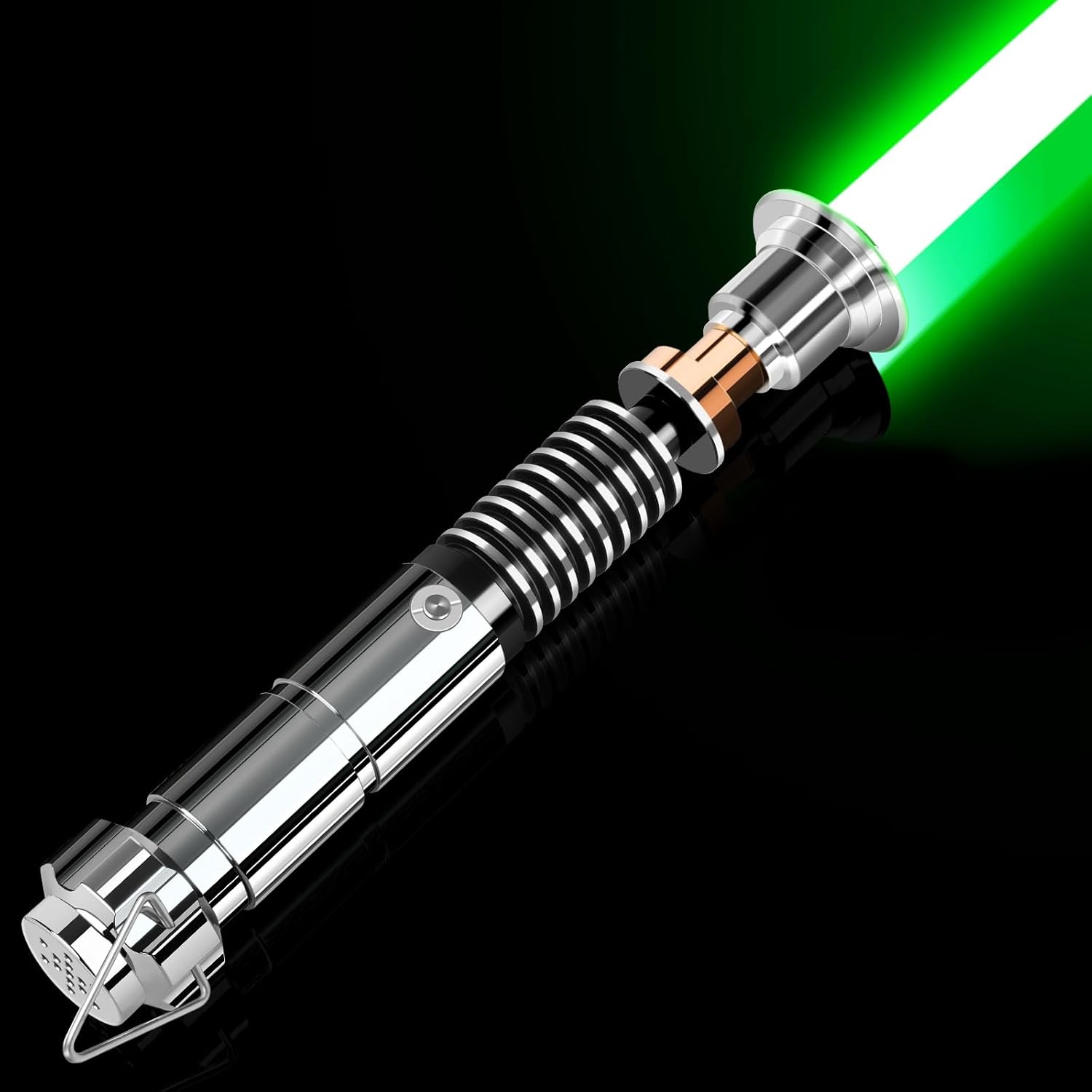 ELESKOCO Sable de luz de duelo suave con aplicación, control de movimiento RGB infinito 16 colores cambiables Luke Light Sable  Sable de luz de