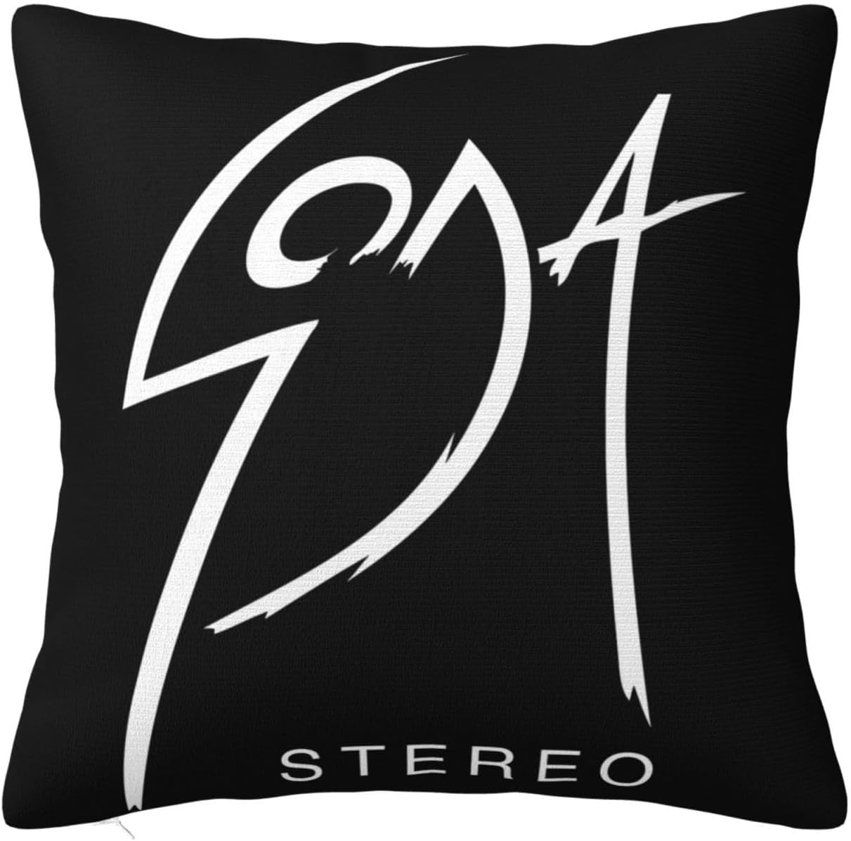 Soda Music and Stereo – Fundas de almohada con estampado gráfico, fundas de cojín decorativas de 16 x 16 pulgadas