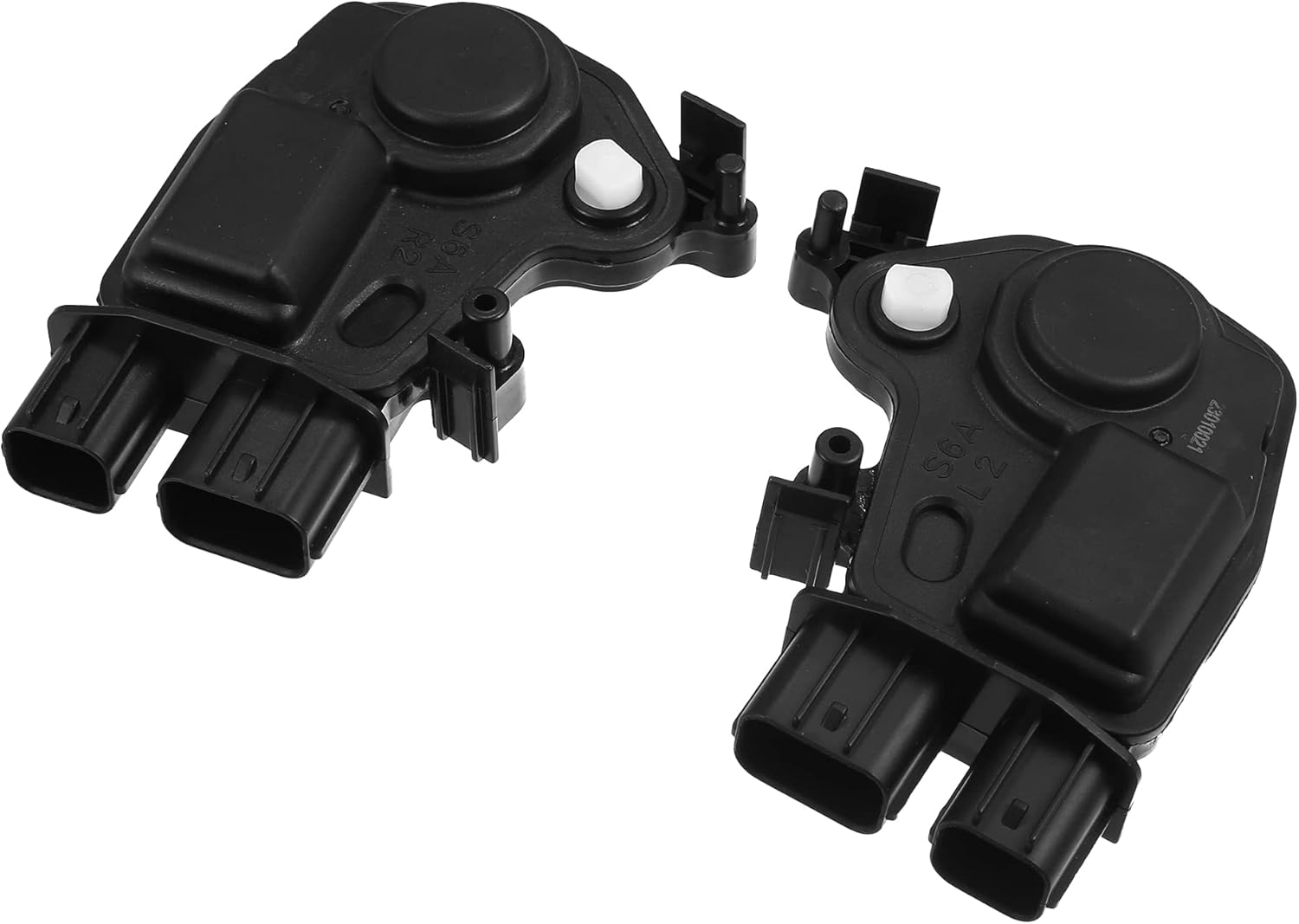 Motoforti Actuador de cerradura de puerta, actuador de puerta corredera delantera izquierda y derecha, para Honda Element 03-11, plástico,