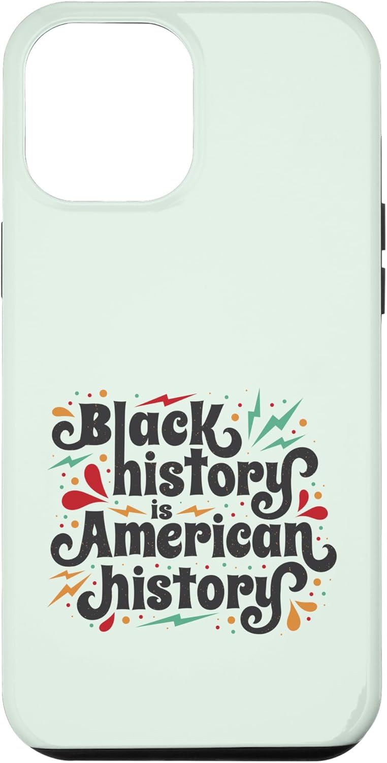 iPhone 12 Pro Max BLACK HISTORY IS AMERICAN HISTORY Month African Pride Meme Case