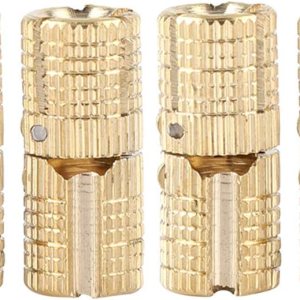 TOPINCN Caja de regalo de gabinete de latón de cobre, bisagra de barril oculta, proyectos de bricolaje, 0.315 in, ángulo de apertura de 180 TOPINCN Caja de regalo de gabinete de latón de cobre, bisagra de barril oculta, proyectos de bricolaje, 0.315 in, ángulo de apertura de 180