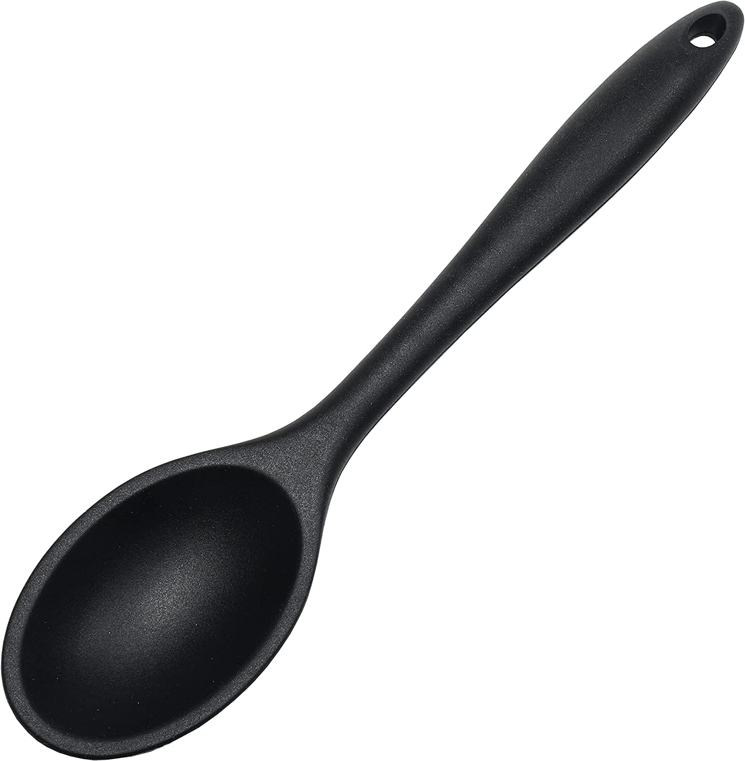 Cucharas de silicona para cocinar, resistentes al calor, diseño higiénico, cucharas de mezcla Utensi para cocina, cocina, hornear, agitar, mezclar