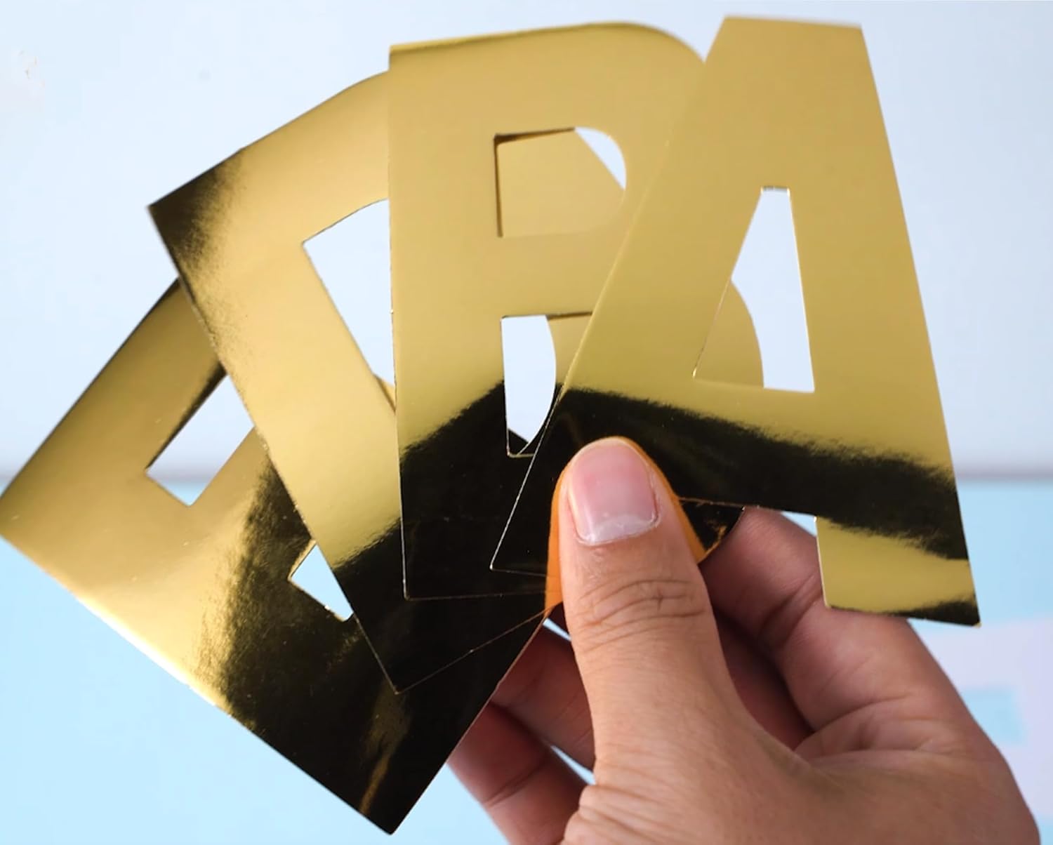 Letras adhesivas doradas de 4 pulgadas, autoadhesivas, números y símbolos extraíbles, póster de papel para decoración y manualidades, 123 hojas (4