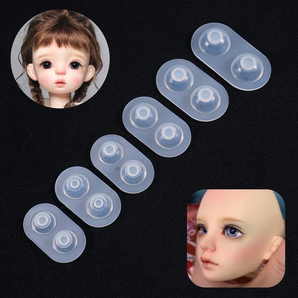 Molde de ojo de muñeca de pupila, molde de silicona de resina, juguete de peluche, ojos de pupila, molde de ojos, fundición de epoxi, hecho a mano,