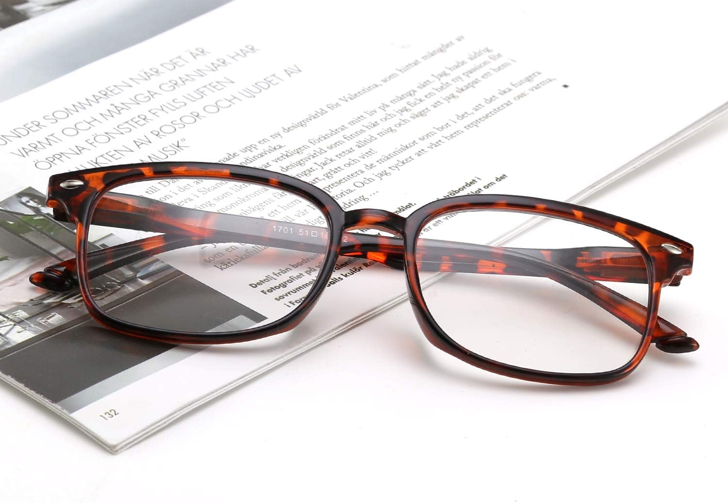 FEISEDY Gafas de lectura con un progresivo multifocal, bloqueo de luz azul, Gafas para leer, Marco Mujeres TR90 ,Hombres B2497