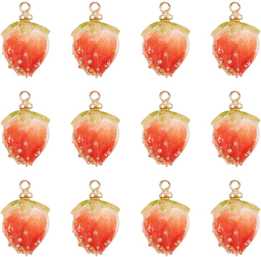 20 dijes colgantes de flores de resina, coral natural, flores reales, cuentas sueltas espaciadoras con microcuentas de vidrio para manualidades,