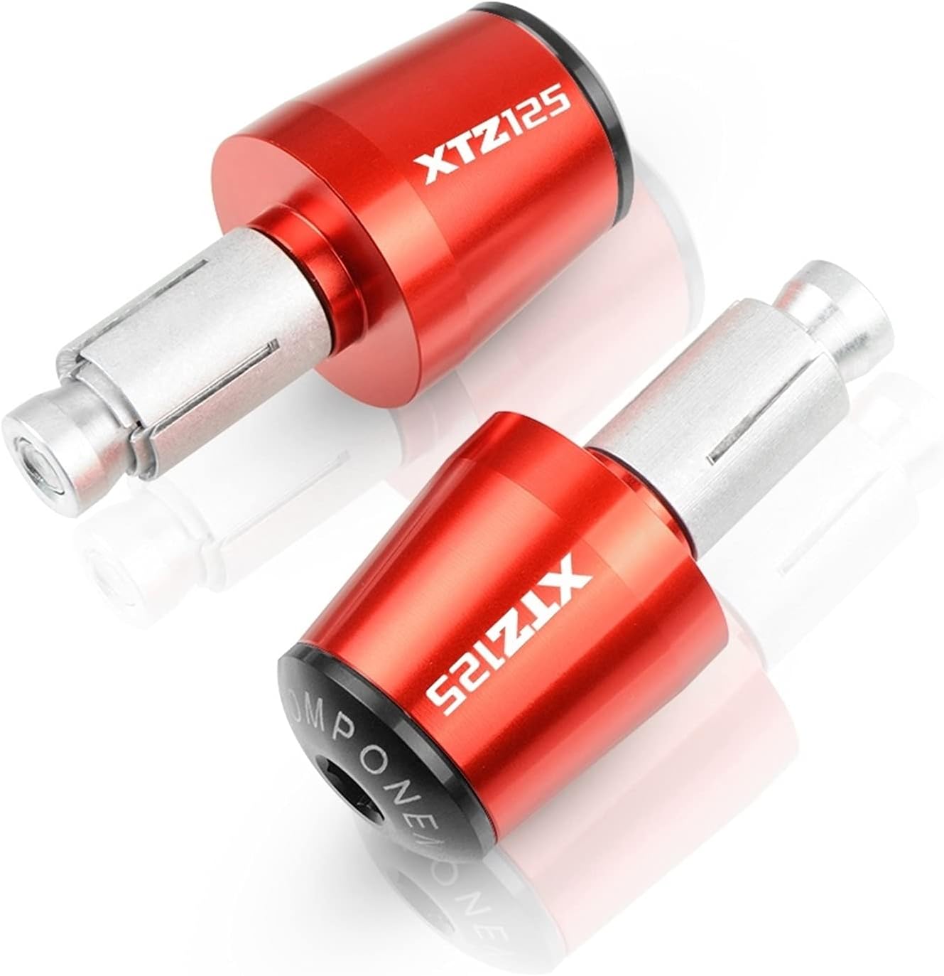 Para Yamaha XTZ125 XTZ 125 XTZ-125 2003-2016 2004 2005 2006 2007 2008 Agarraderas de manillar de motocicleta tapones