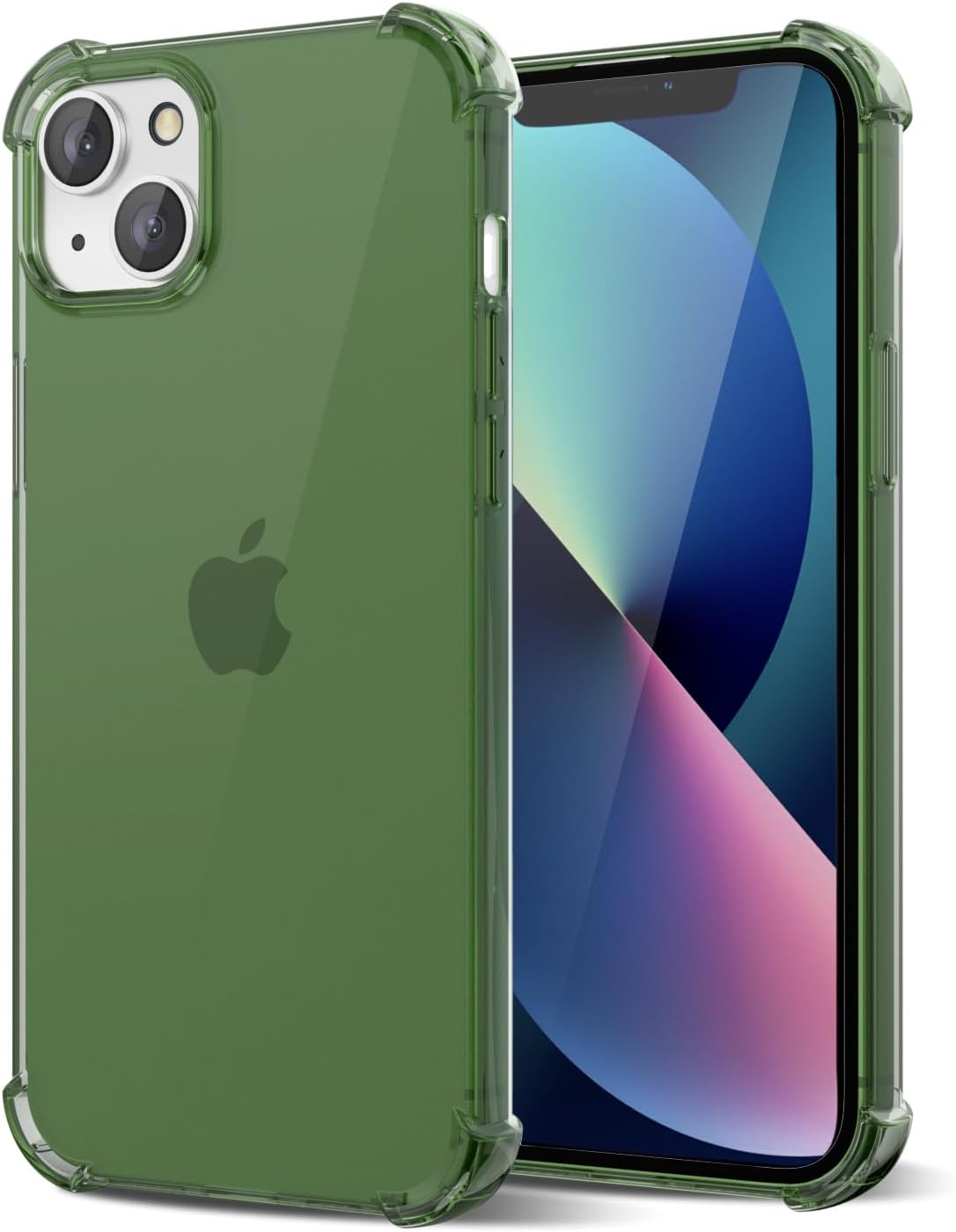 Funda transparente para iPhone 13, funda protectora de silicona transparente con diseño para mujer, diseño femenino lindo y simple, delgado,