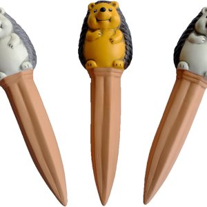 Picos de riego automático para plantas de terracota, juego de 3 bombillas de terracota, estacas de autorriego, globos de riego automático para Picos de riego automático para plantas de terracota, juego de 3 bombillas de terracota, estacas de autorriego, globos de riego automático para
