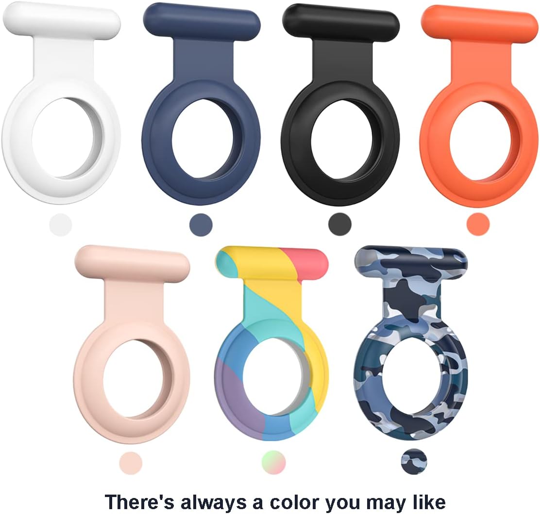 Soporte AirTag con broche (2 unidades), funda oculta para AirTag para ropa, adecuado para niños, ancianos, mejor sustituto para accesorios AirTag de