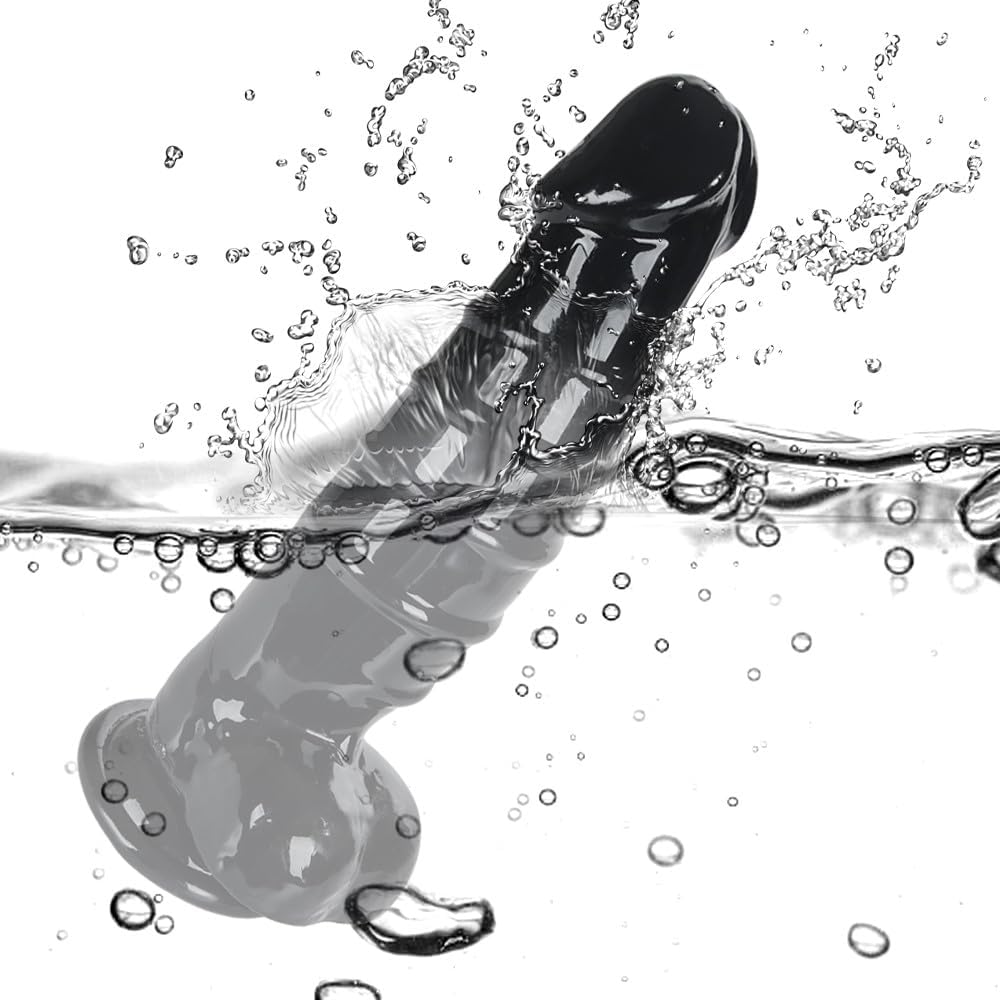 Consolador realista extra grande de 11.2 pulgadas con succión negra para jugar con manos libres para hombres y mujeres, placer vaginal y anal,