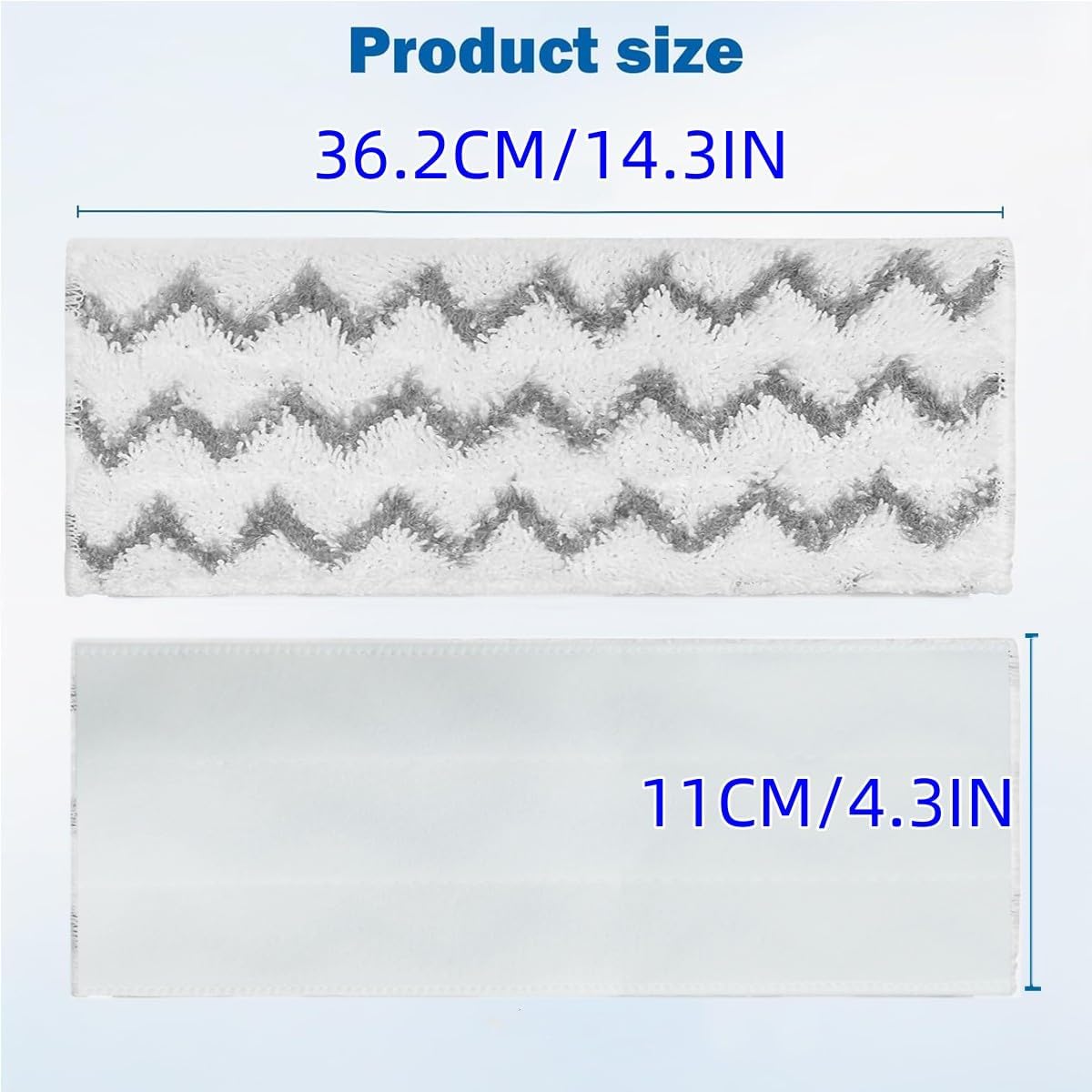 Almohadillas de repuesto mejoradas para mopa con espray para Swiffer PowerMop, almohadillas de repuesto reutilizables para mopa eléctrica,