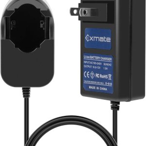 Exmate Cargador de batería de iones de litio de 10.8 V compatible con Dremel 855-02 855-01 8000-01 8001-01 8001-02 batería estilo Pod (no para Exmate Cargador de batería de iones de litio de 10.8 V compatible con Dremel 855-02 855-01 8000-01 8001-01 8001-02 batería estilo Pod (no para