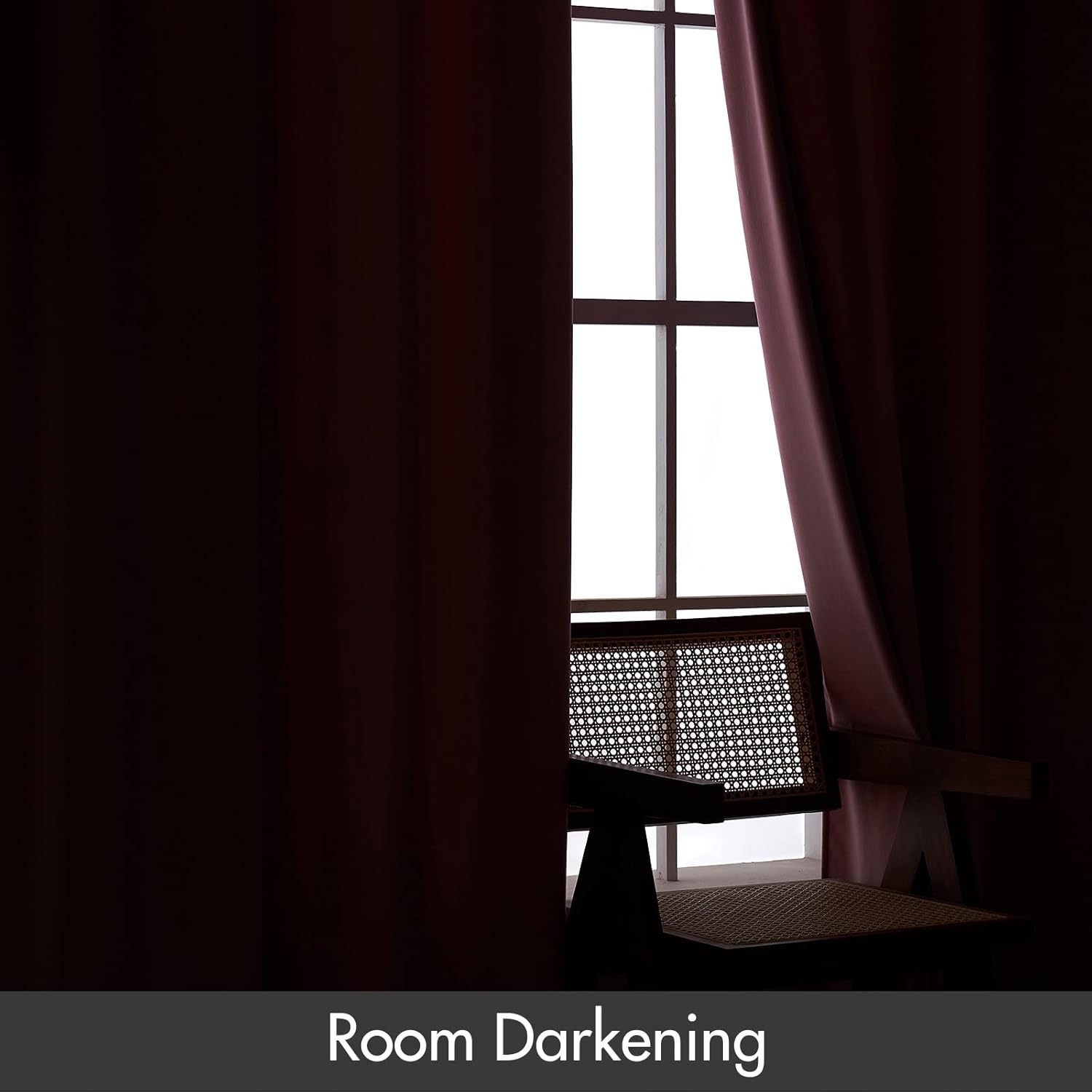 MIULEE Cortinas opacas de terciopelo rosa rubor con aislamiento térmico para dormitorio, sala de estar, oscurecimiento de 84 pulgadas de largo,