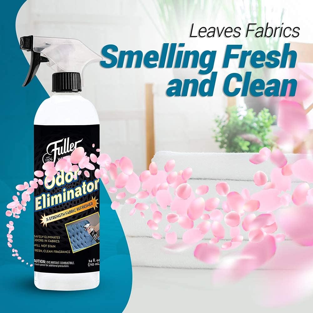 Fuller Brush Spray refrescante de tela eliminador de olores extra fuerte, desodorante refrescante, aroma fresco limpio para lino, ropa, alfombra,