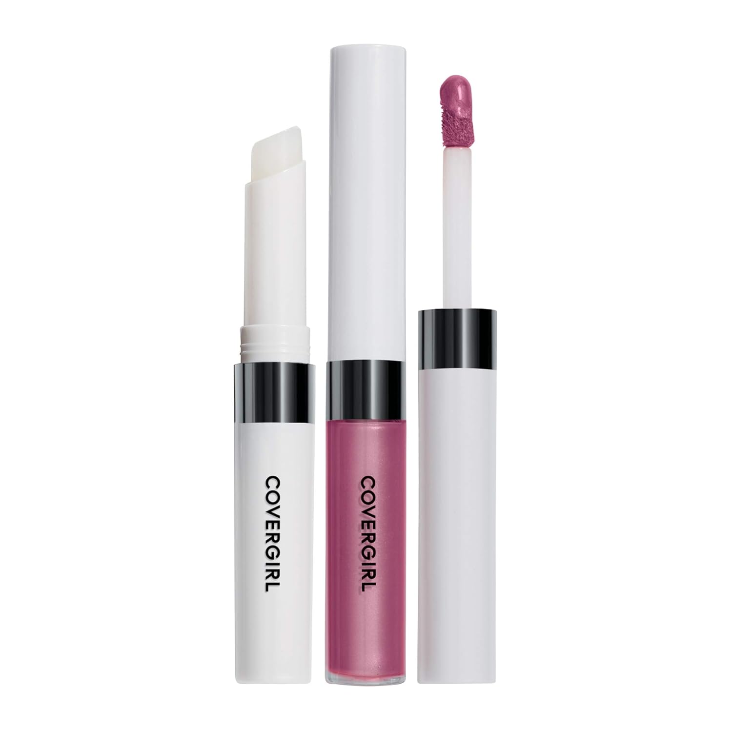 COVERGIRL Outlast – Color de labios para todo el día con capa superior, lila luminoso