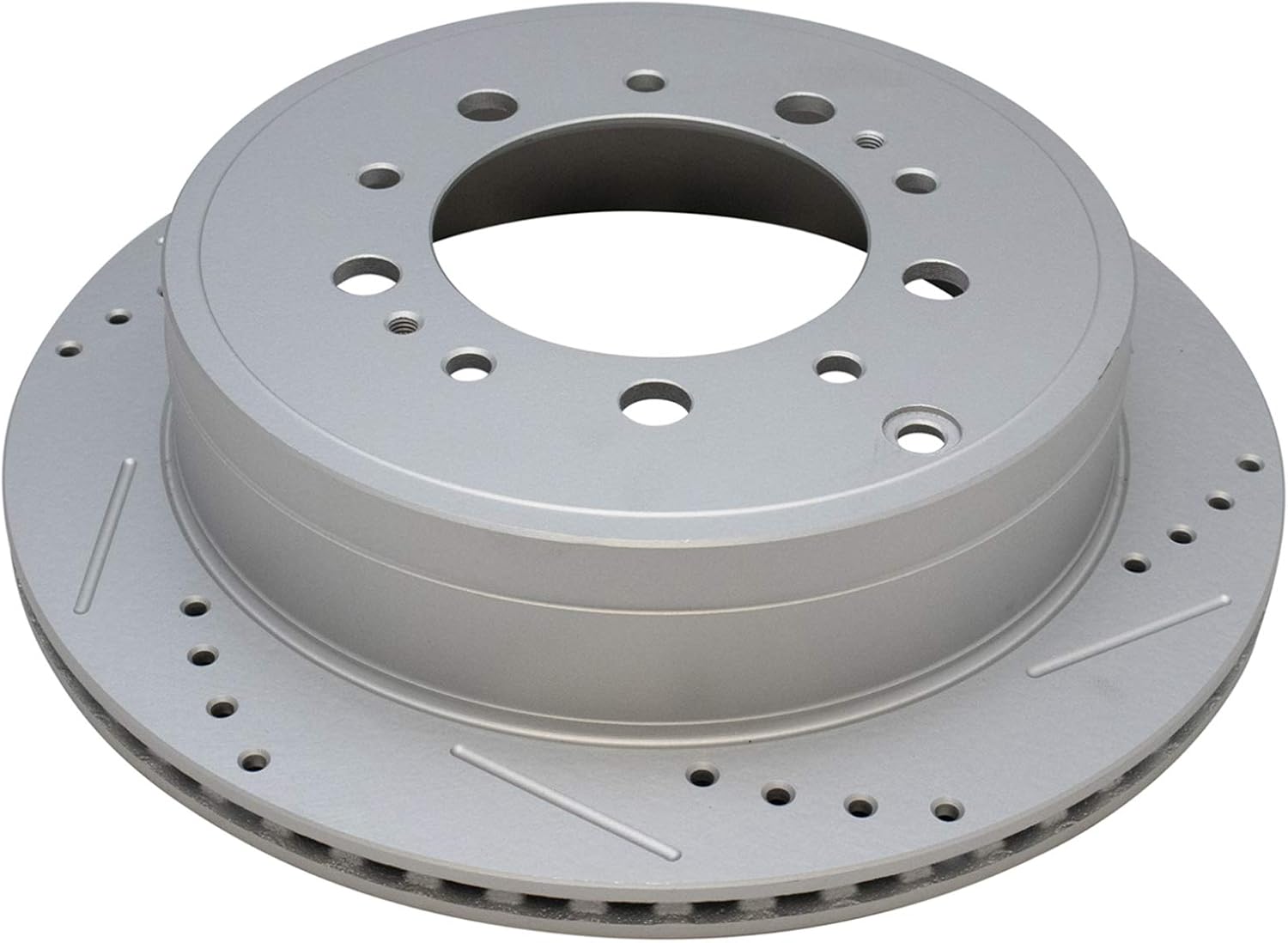 TRQ Pinzas de freno traseras Pastillas y rotores de cerámica compatibles con Sequoia 07-15 Tundra 2008-2015