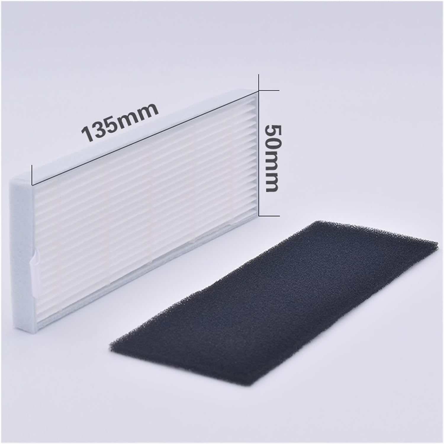 1 cepillo + 6 filtros HEPA + 6 esponjas + 10 cepillos laterales, compatible con accesorios de aspiradora robótica ILIFE, compatible con Polaris,