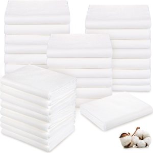 Buryeah 30 toallas de baño desechables de 27.5 x 55 pulgadas, color blanco, toalla de campamento de cuerpo grande, toallas desechables de secado Buryeah 30 toallas de baño desechables de 27.5 x 55 pulgadas, color blanco, toalla de campamento de cuerpo grande, toallas desechables de secado
