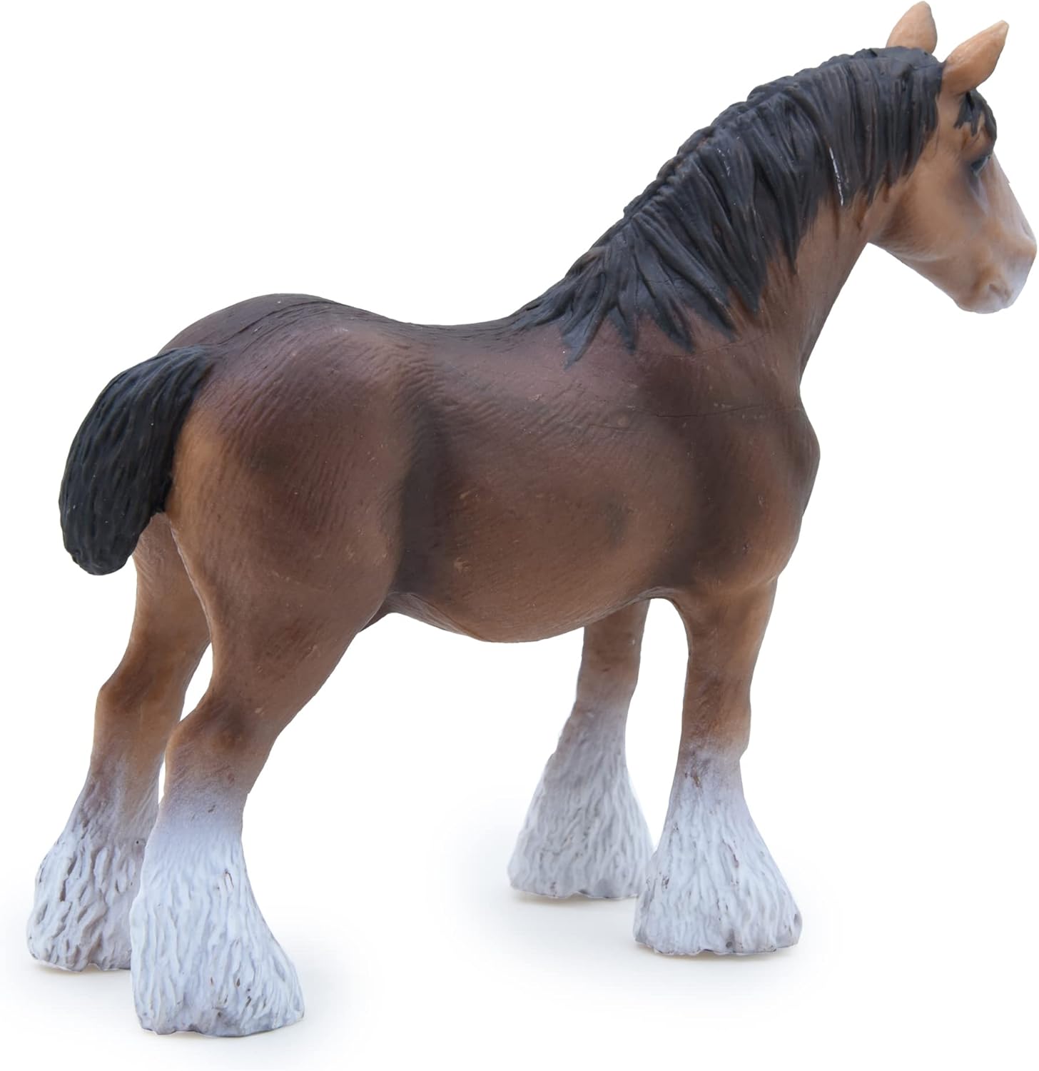MODEBESO Juego de figuras de animales realistas, figuras de caballos, figuras de caballo pintadas a mano, juguete educativo, decoración de tartas,