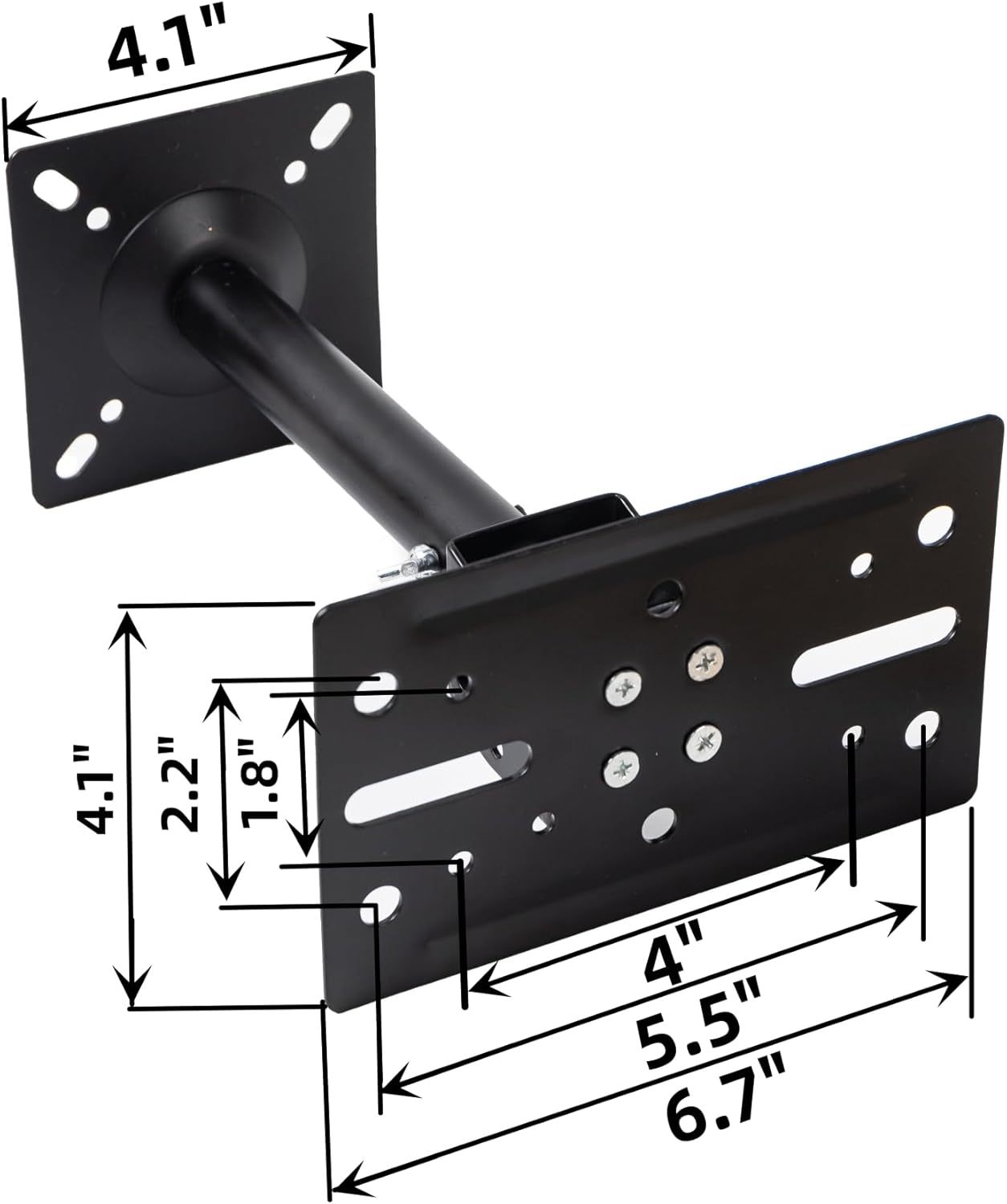 Soportes de altavoz resistentes que soportan hasta 80 libras  Montaje en pared de altavoz, techo o estante  Soportes de montaje en pared para