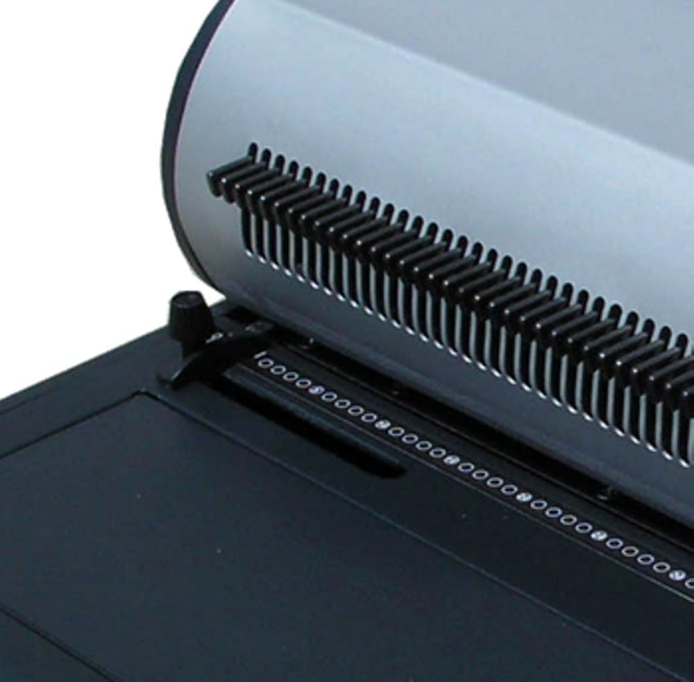 Tamerica TCC-SP41 Máquina de encuadernación en espiral resistente con pasadores totalmente desacoplables, 20 hojas de papel de 20 libras máx.
