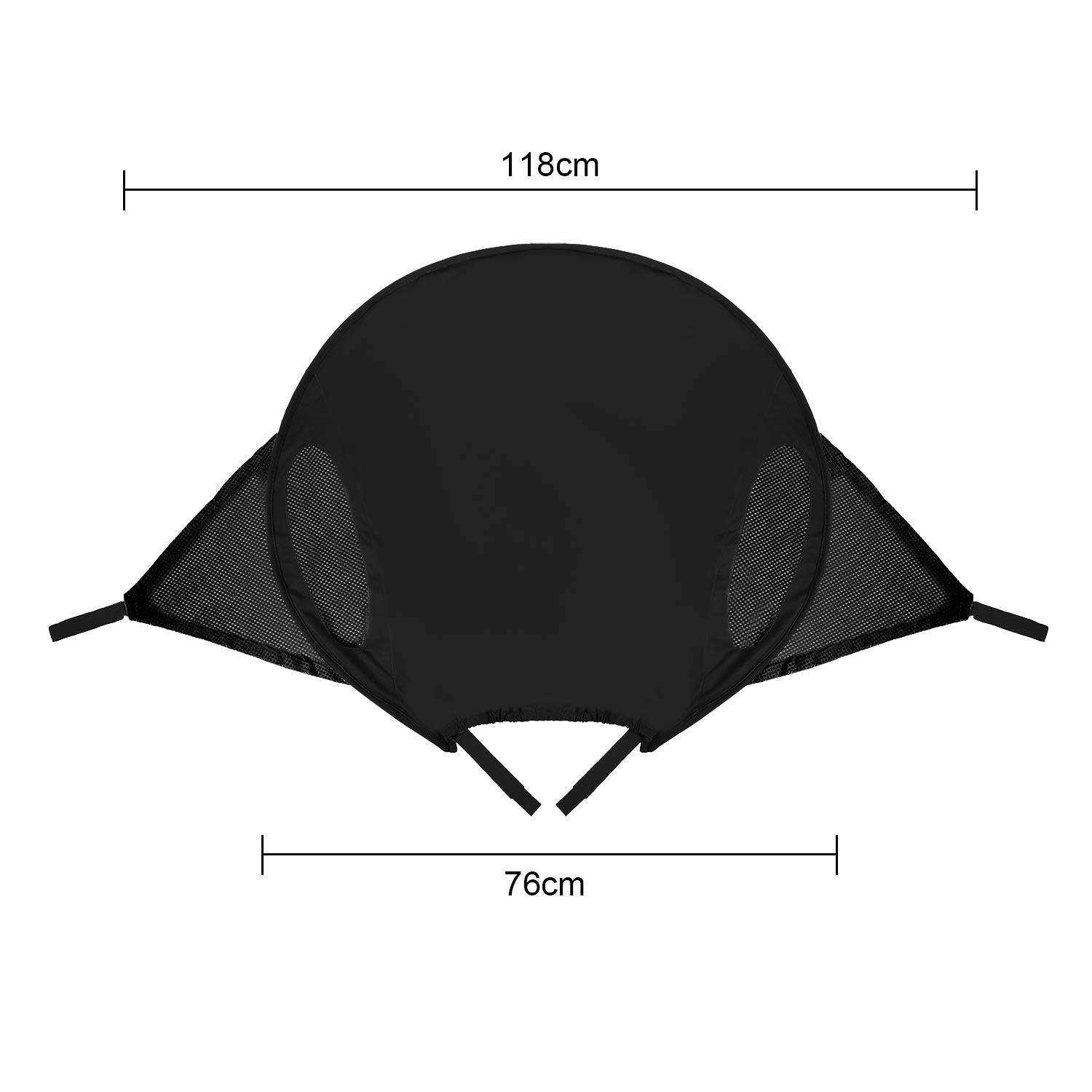 Parasol universal con red para cochecitos de bebé, niños pequeños, velo con cremallera, velo de red, cochecito, toldo, parasol, extractor, protector