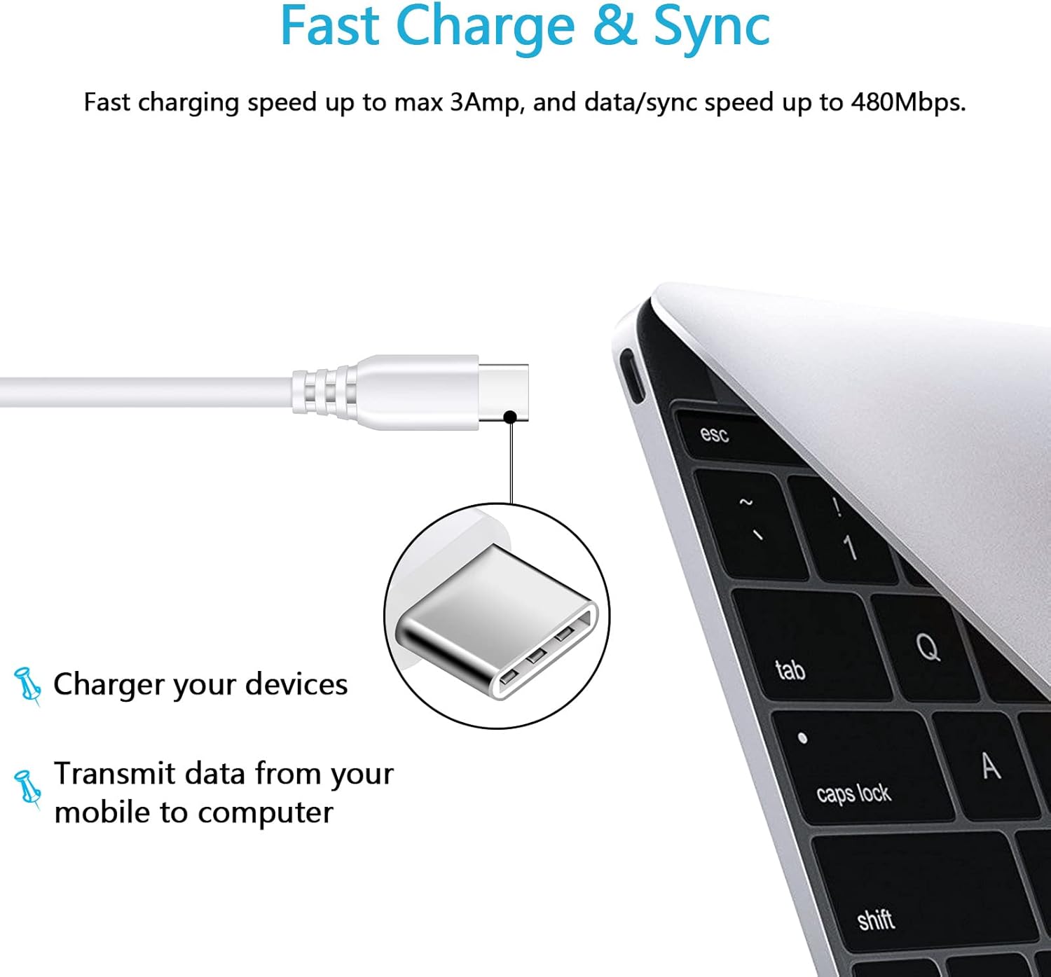 Cargador de teléfono rápido USB C de 20 W para Google Pixel 8 7 6 Pro 6a 5 5a 5G 4 3 2 XL, Samsung Galaxy A15 S24 S23 S22 Ultra 5G S21 FE S10 S10e