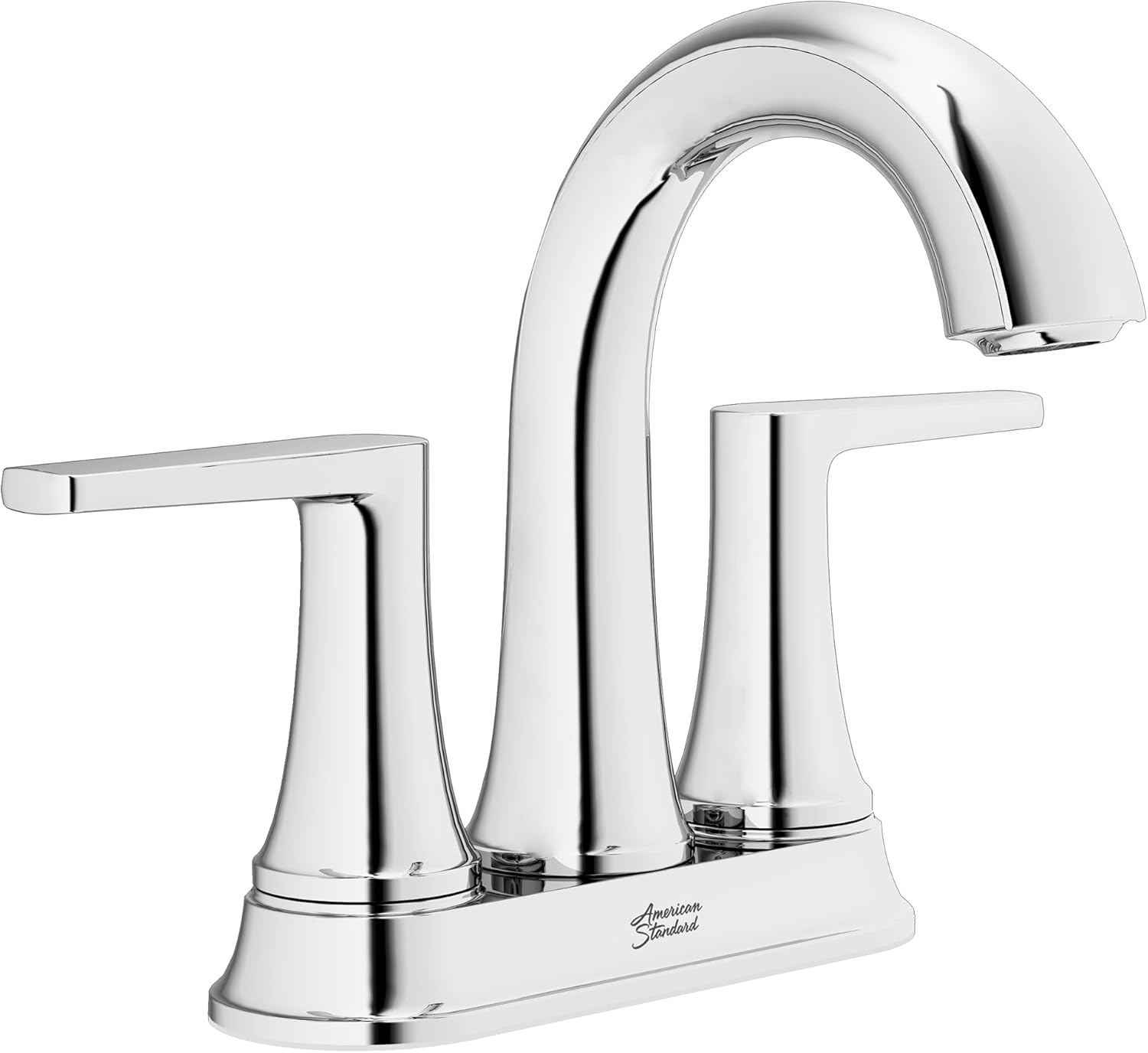 American Standard 7429201.002, Becklow – Grifo de baño central de dos manijas de 4 pulgadas, cromado
