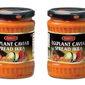 ZerGut – Caviar de berenjena para untar Ikra Kosher 4 frascos de vidrio de 19 oz540 g ZerGut – Caviar de berenjena para untar Ikra Kosher 4 frascos de vidrio de 19 oz540 g
