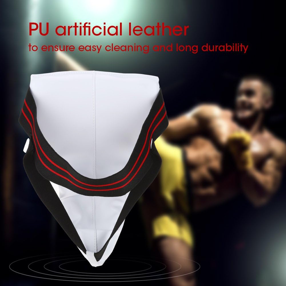 Vbestlife Protectores de ingle de Taekwondo, protección pélvica para hombre, protección pélvica para cintura de ingle, protector abdominal de