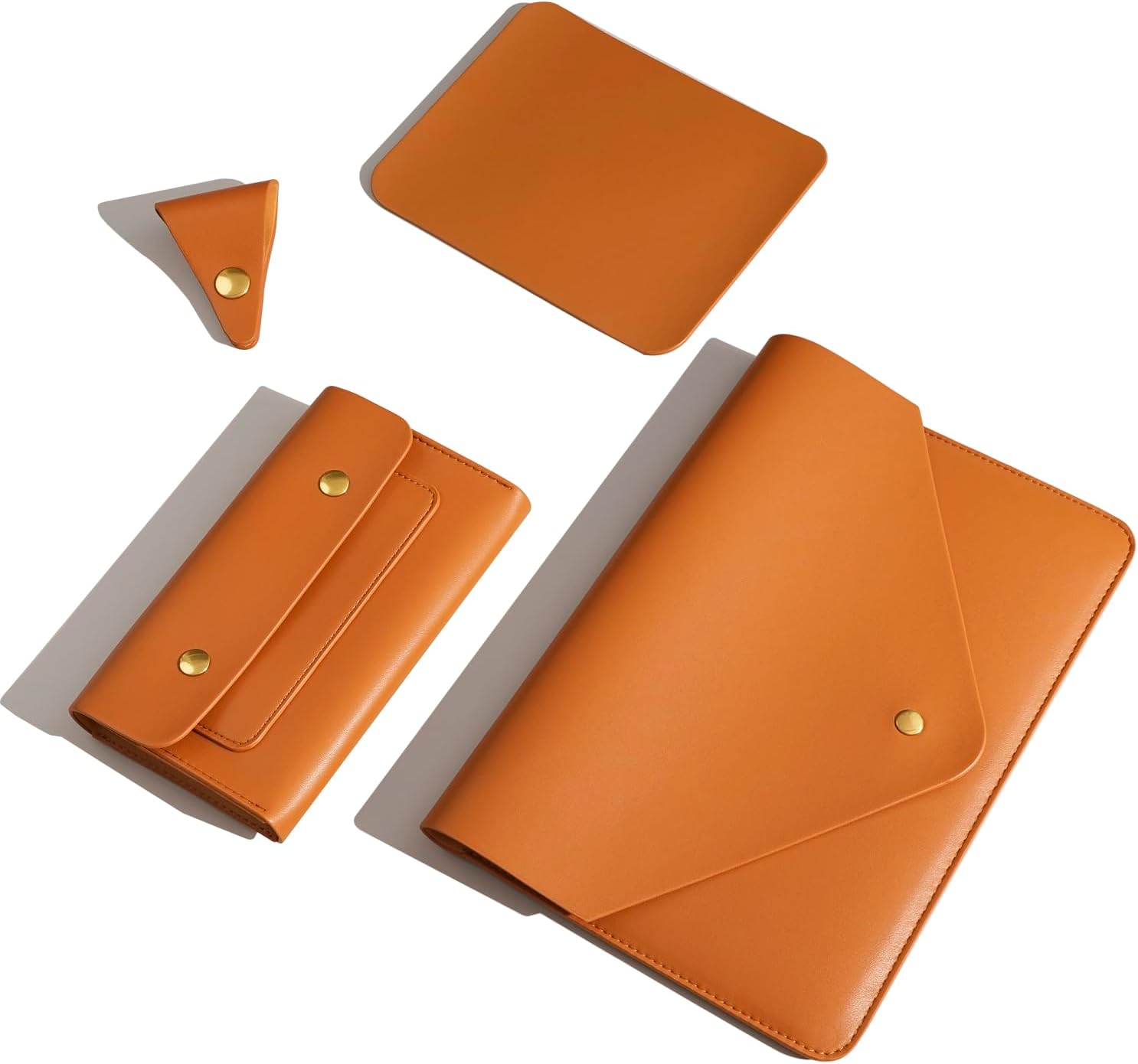 Benfan Funda de piel sintética para laptop compatible con MacBook Pro A2779 A2442 de 14 pulgadas, MacBook Pro Air 13, Surface Laptop 5 generación