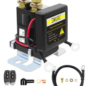 Interruptor de desconexión remota de batería de 24 V, 200 A, interruptor de alta corriente para automóvil, camión, cámper, barco, con 2 cables de Interruptor de desconexión remota de batería de 24 V, 200 A, interruptor de alta corriente para automóvil, camión, cámper, barco, con 2 cables de