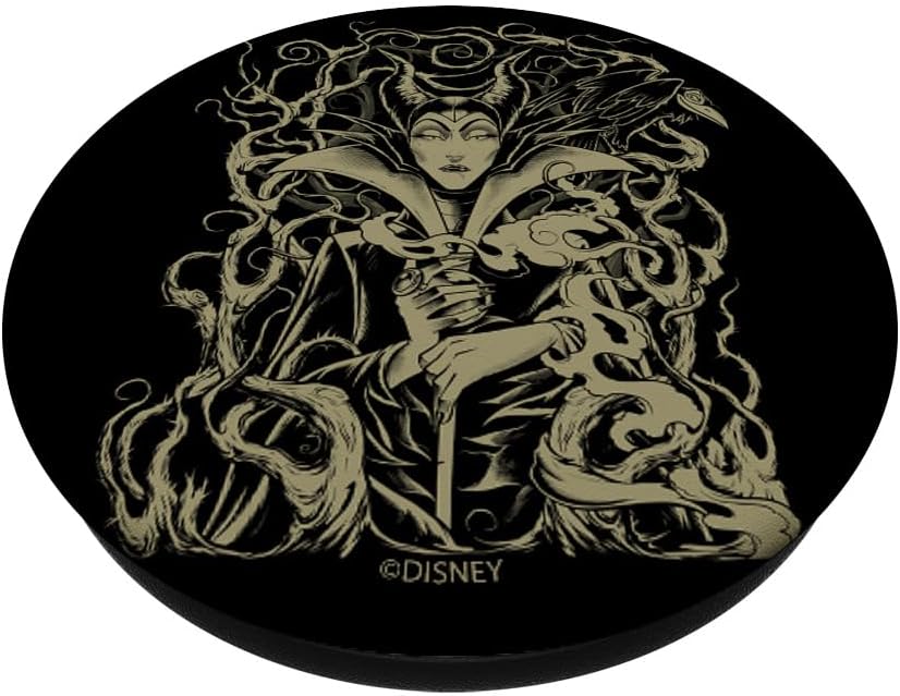 Disney Villains Maleficent – Soporte y agarre para teléfonos y tabletas (madera)