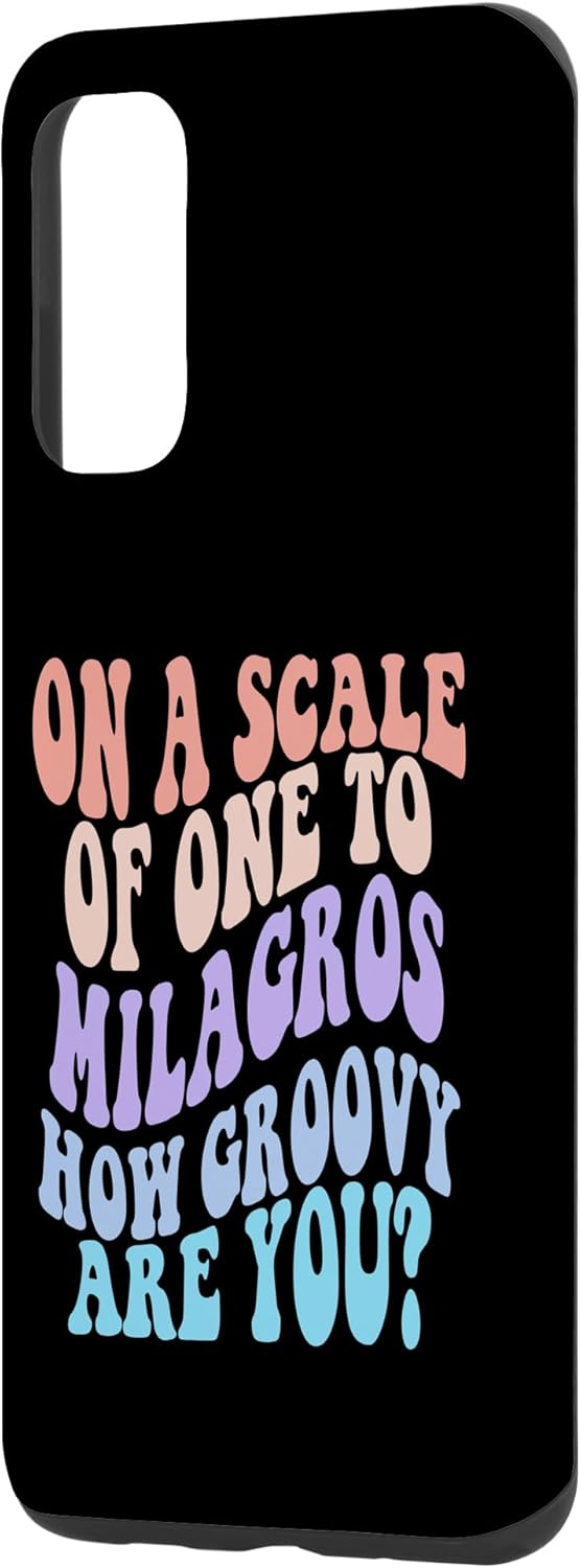 Galaxy S20 MILAGROS Cute Retro Girls Groovy MILAGROS Personalized Name Case